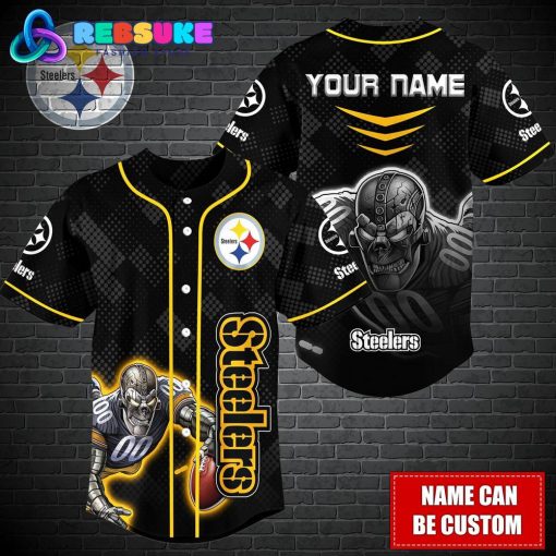 Pittsburgh Steelers NFL Custom Name Baseball Jersey