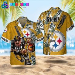 Pittsburgh Steelers NFL Floral Summer Hawaiian Shirt