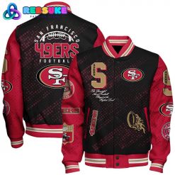 San Francisco 49Ers 2024 NFL Pattern Baseball Jacket