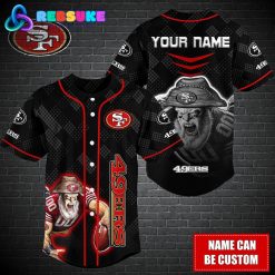 San Francisco 49ers NFL Custom Name Baseball Jersey