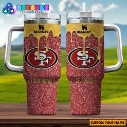 San Francisco 49ers NFL Customized 40 oz Stanley Tumbler