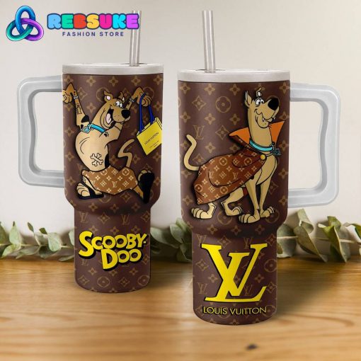 Scooby Doo x Louis Vuitton Collab 40 oz Stanley Tumbler