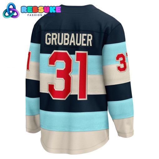 Seattle Kraken Philipp Grubauer Fanatics Branded Deep Sea Blue 2024 NHL Winter Hockey Jersey