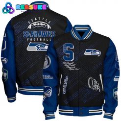 Seattle Seahawks 2024 NFL Pattern Varsity Jacket