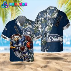 Seattle Seahawks NFL Floral Summer Hawaiian Shirt