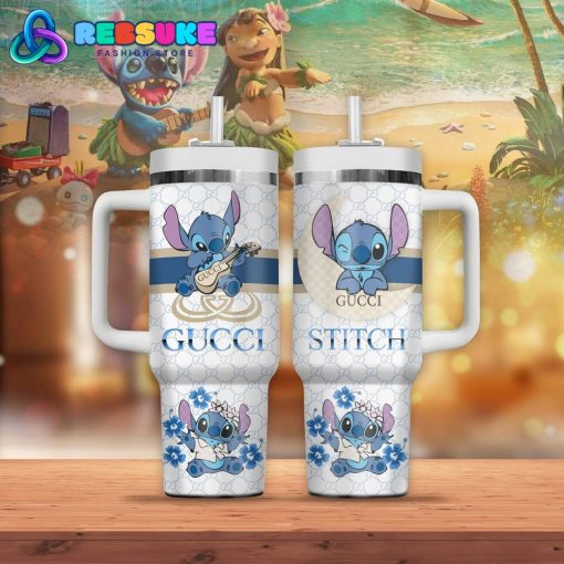 Stitch x Gucci Hawaii 40 oz Stanley Tumbler