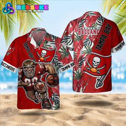 Tampa Bay Buccaneers NFL Floral Summer Hawaiian Shirt