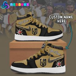 Vegas Golden Knights NHL Customized Air Jordan 1