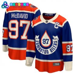 Connor McDavid Edmonton Oilers Fanatics Branded 2023 NHL Heritage Classic Hockey Jersey