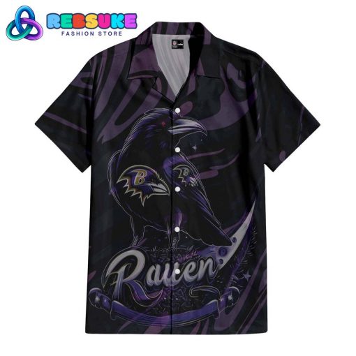 Baltimore Ravens Avian Elegance Hawaiian Shirt
