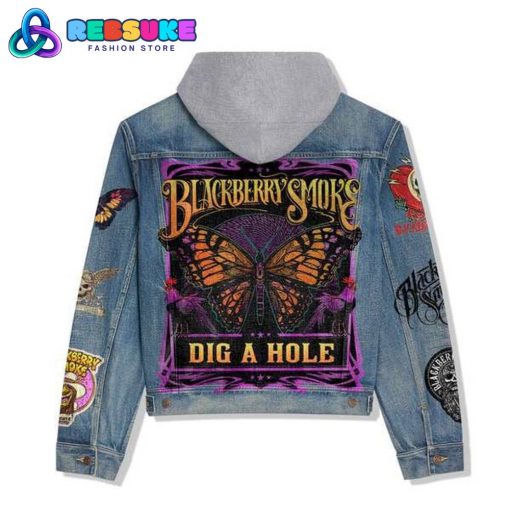 Blackberry Smoke Dig A Hole Hoodie Denim Jacket