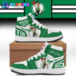 Boston Celtics NBA Custom Name Air Jordan 1