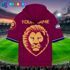 Brisbane Lions AFL Customized Unisex Short Hoodie