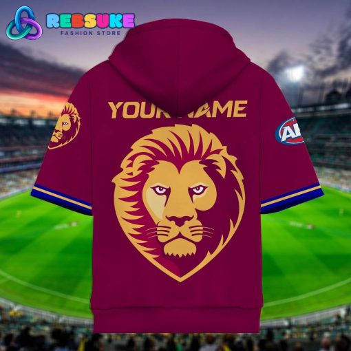 Brisbane Lions AFL Personalized Unisex Short Hoodie