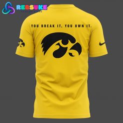 Caitlin Clark No 22 Iowa Hawkeyes Woman Basketball Yellow Shirt