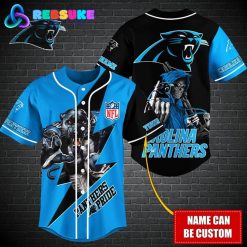 Carolina Panthers NFL Customized Baseball Jersey