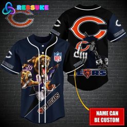 Chicago Bears NFL Customized Baseball Jersey