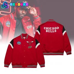 Chicago Bulls NBA Eastern Baseball Jacket