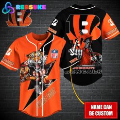 Cincinnati Bengals NFL Customized Baseball Jersey