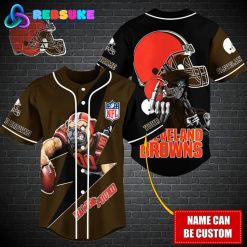 Cleveland Browns NFL Customized Baseball Jersey