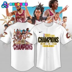Cleveland Cavaliers Champions Summer League White Baseball Jersey