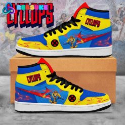 Cyclops XMen Custom Nike Air Jordan 1 Sneakers