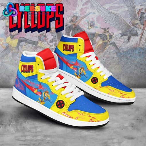 Cyclops X-Men Custom Nike Air Jordan 1 Sneakers