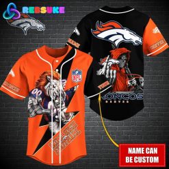 Denver Broncos NFL Customized Baseball Jersey