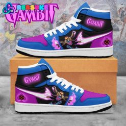 Gambit XMen Custom Nike Air Jordan 1 Sneakers