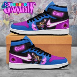 Gambit XMen Custom Nike Air Jordan 1 Sneakers