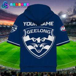 Geelong FC AFL Customized Unisex Short Hoodie