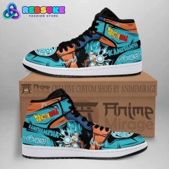 Goku Blue Jordan 1 Sneakers Anime Kamehameha