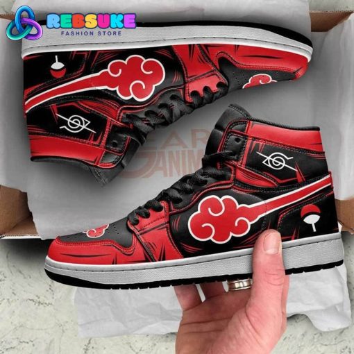 Itachi Akatsuki Jordan 1 Sneakers Anime