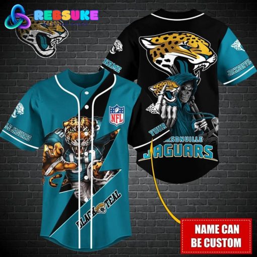 Jacksonville Jaguars NFL Customized Baseball Jersey