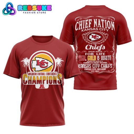 Kansas City Chiefs AFC Champions Red Shirt