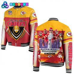 Kansas City Chiefs LVIII Super Bowl Champions Baseball Jacket
