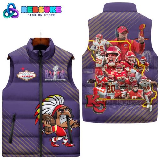 Kansas City Chiefs LVIII Super Bowl Champions Cotton Vest