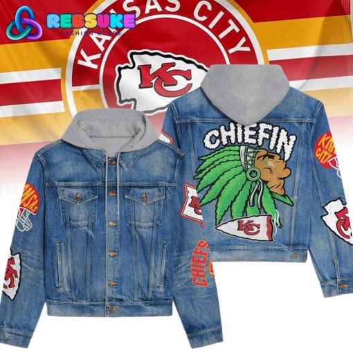 Kansas City Chiefs NFL Hoodie Denim Jacket