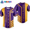 Los Angeles Lakers NBA Yellow Customized Baseball Jersey