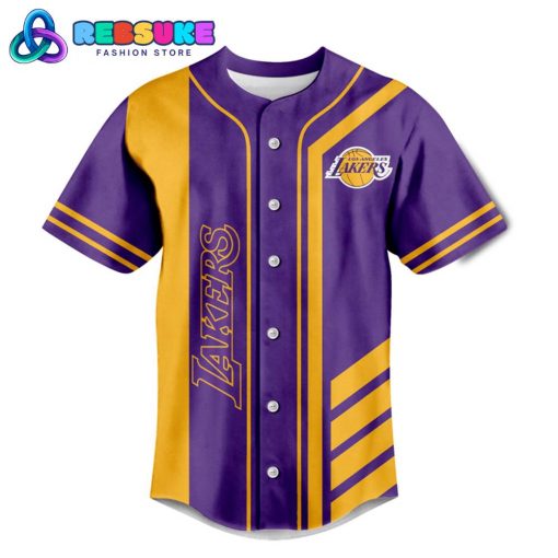 Los Angeles Lakers It Begins Baseball Jersey