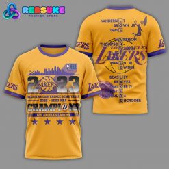 Los Angeles Lakers NBA Champions Yellow Shirt