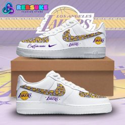 Los Angeles Lakers NBA Custom Name Nike Air Force 1