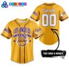 Los Angeles Lakers It Begins Baseball Jersey