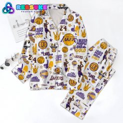 Los Angeles Lakers Purple And Gold Pajamas Set