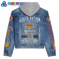 Los Angeles Lakers The Lake Show Hoodie Denim Jacket
