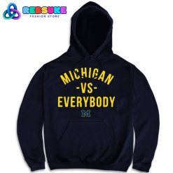 Michigan Vs Everybody Navy Hoodie
