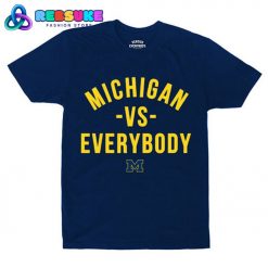Michigan Vs Everybody Navy Shirt