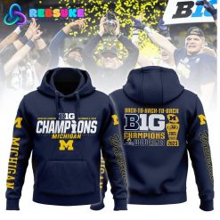 Michigan Wolverines Back to Back Big Ten Conference Champions Hoodie