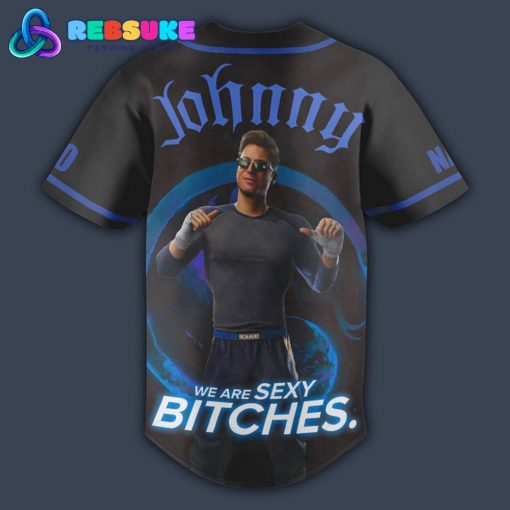 Mortal Kombat Johnny Cage Customized Baseball Jersey