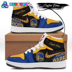 NBA Golden State Warriors Custom Name Air Jordan 1